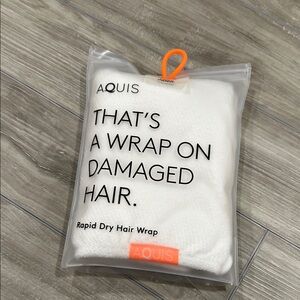 White Rapid Dry Hair Wrap